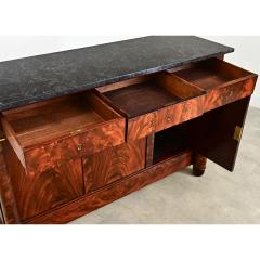 French 19th Century Mahogany Empire Enfilade with Marble Top - 4606810
