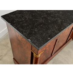 French 19th Century Mahogany Empire Enfilade with Marble Top - 4606814