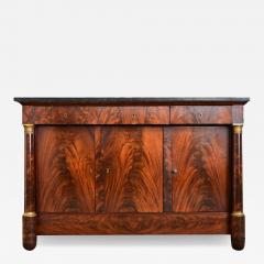 French 19th Century Mahogany Empire Enfilade with Marble Top - 4614102