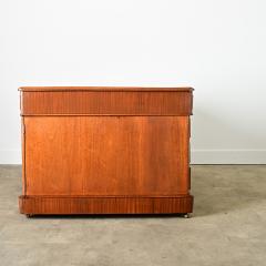 French 19th Century Mahogany Leather Partners Desk - 4317043