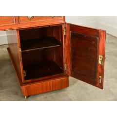 French 19th Century Mahogany Leather Partners Desk - 4317062