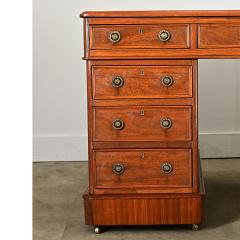 French 19th Century Mahogany Leather Partners Desk - 4317082