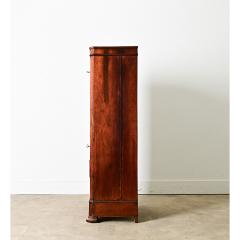 French 19th Century Mahogany Louis Philippe Semainier - 4443115