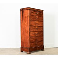 French 19th Century Mahogany Louis Philippe Semainier - 4443123