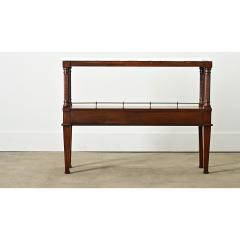 French 19th Century Mahogany Marble Console Table - 4254595