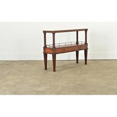 French 19th Century Mahogany Marble Console Table - 4254603