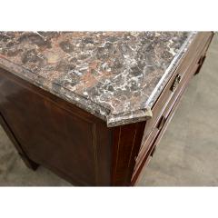 French 19th Century Mahogany Marble top Commode - 4578285