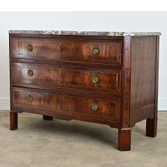 French 19th Century Mahogany Marble top Commode - 4578298