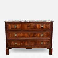 French 19th Century Mahogany Marble top Commode - 4584080
