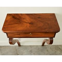 French 19th Century Mahogany Restauration Wall Console - 4117494