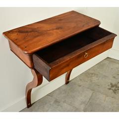 French 19th Century Mahogany Restauration Wall Console - 4117497