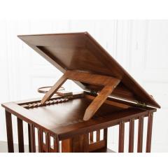 French 19th Century Mahogany Revolving Book Stand - 1596543