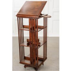 French 19th Century Mahogany Revolving Book Stand - 1596546