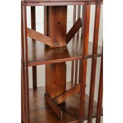 French 19th Century Mahogany Revolving Book Stand - 1596551