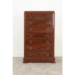 French 19th Century Mahogany Semainier - 2730780