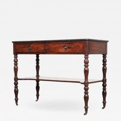 French 19th Century Mahogany Server with Marble Top - 1506365