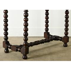 French 19th Century Mahogany Side Table with Drawer - 3856196
