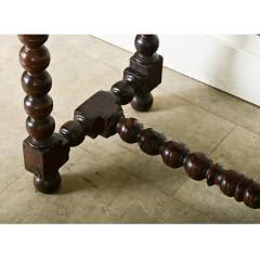 French 19th Century Mahogany Side Table with Drawer - 3856200