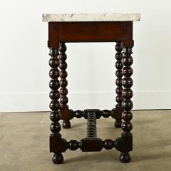 French 19th Century Mahogany Side Table with Drawer - 3856267