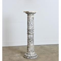 French 19th Century Marble Column Pedestal - 4596488