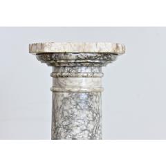 French 19th Century Marble Column Pedestal - 4596489