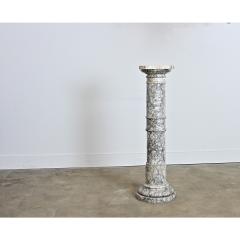French 19th Century Marble Column Pedestal - 4596490
