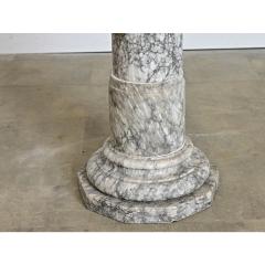 French 19th Century Marble Column Pedestal - 4596491