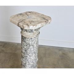 French 19th Century Marble Column Pedestal - 4596496