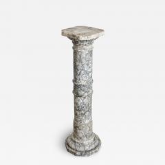 French 19th Century Marble Column Pedestal - 4604697