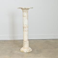 French 19th Century Marble Column Pedestal - 4606845