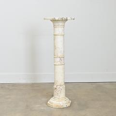 French 19th Century Marble Column Pedestal - 4606846