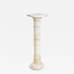 French 19th Century Marble Column Pedestal - 4614106