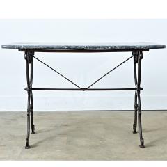 French 19th Century Marble Top Bistro Table - 4798686