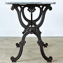 French 19th Century Marble Top Bistro Table - 4798689