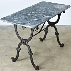 French 19th Century Marble Top Bistro Table - 4798692