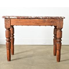 French 19th Century Marble Top Butchers Table - 4330866
