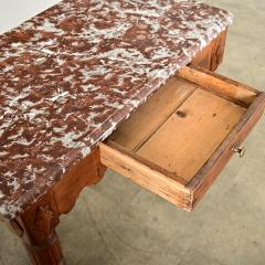 French 19th Century Marble Top Butchers Table - 4330886