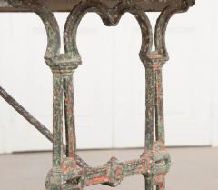 French 19th Century Marble Top and Iron Bistro Table - 1268726