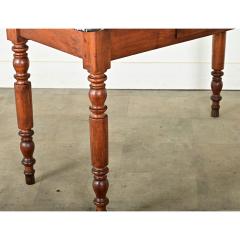 French 19th Century Marble Walnut Bakery Table - 3957803