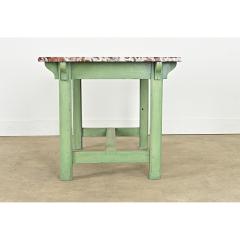 French 19th Century Marble top Work Table - 4437616