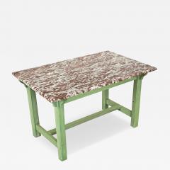 French 19th Century Marble top Work Table - 4444856