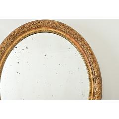 French 19th Century Massive Oval Gilt Mirror - 4482450