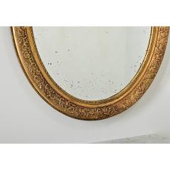 French 19th Century Massive Oval Gilt Mirror - 4482458