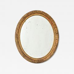 French 19th Century Massive Oval Gilt Mirror - 4490864