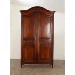 French 19th Century Massive Solid Walnut Armoire - 3019502
