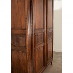 French 19th Century Massive Solid Walnut Armoire - 3019544
