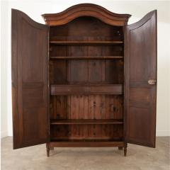 French 19th Century Massive Solid Walnut Armoire - 3019545