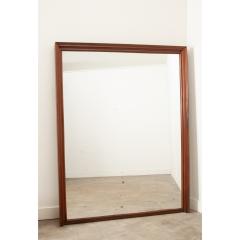 French 19th Century Massive Walnut Mantel Mirror - 3303579
