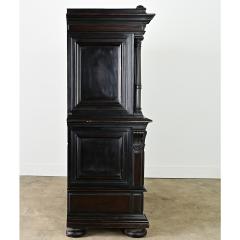 French 19th Century Napoleon III Ebonized Cabinet - 4443113