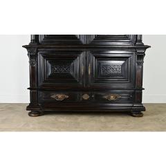 French 19th Century Napoleon III Ebonized Cabinet - 4443120
